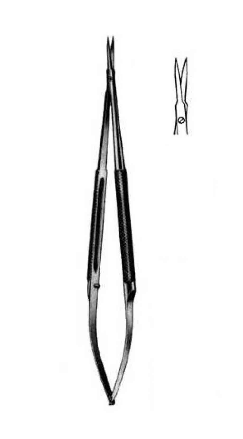 İRİDEKTOMİ MAKASI DÜZ 18CM